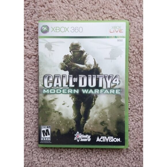 Call of Duty 4 Modern Warfare Xbox 360 2007 Complete - Picture 1 of 3